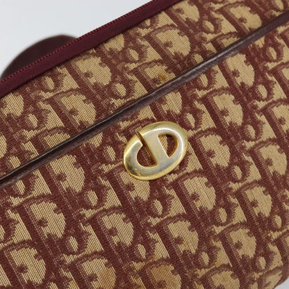 Christian Dior Vintage CD trotter Shoulder bag Canvas, RED, CANVAS, Shoulder bag