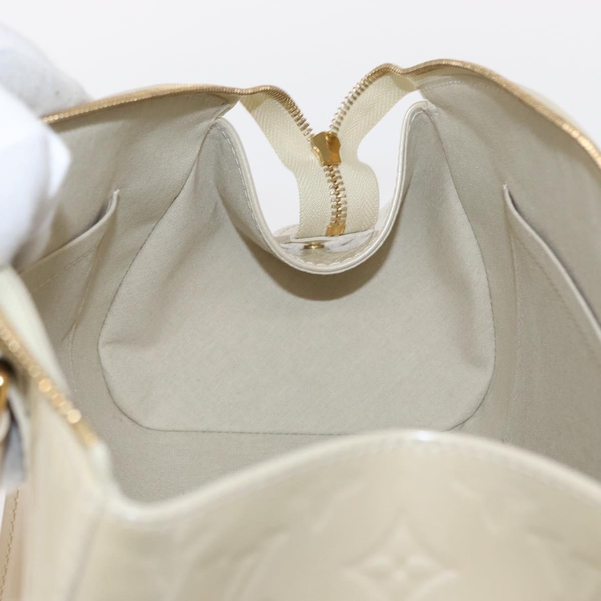 Louis Vuitton Sherwood Handbag Monogram Vernis, BEIGE, PATENT_LEATHER, Handbag