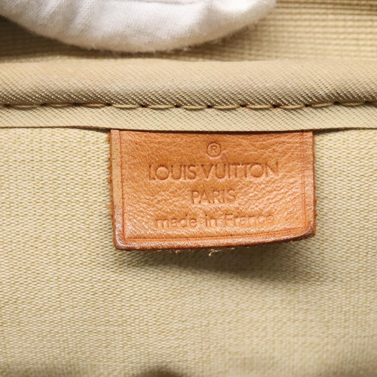 Louis Vuitton Deauville Handbag Monogram Canvas, BROWN, CANVAS, Handbag