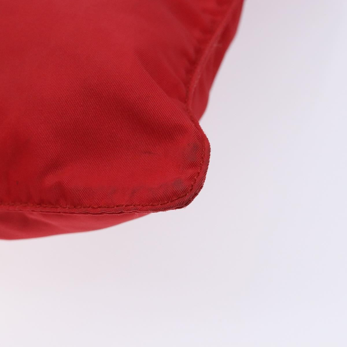 Prada Flat Messenger Bag Tessuto, RED, NYLON, Crossbody bag