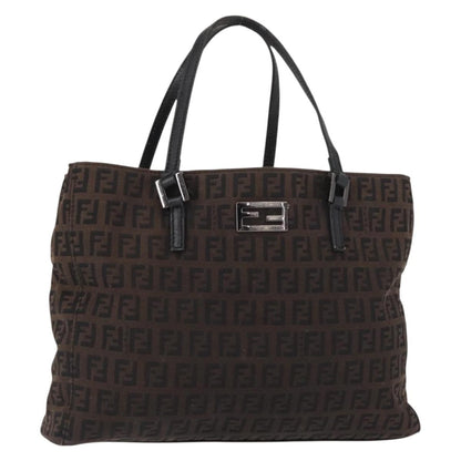 Fendi Zucca Tote bag Canvas, BROWN, CANVAS, Tote bag