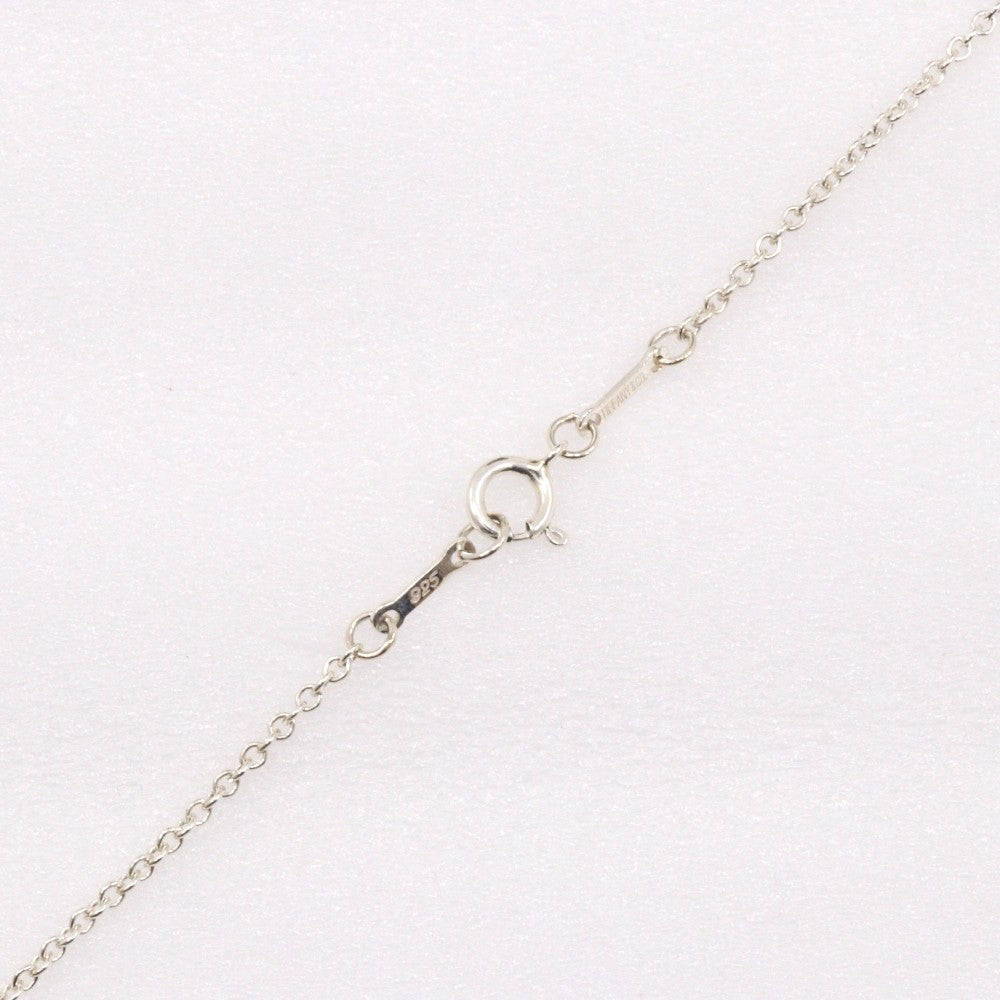 Tiffany & Co. Elsa Peretti Open Heart Pendant Necklace Sterling Silver, SILVER, SILVER, Necklace