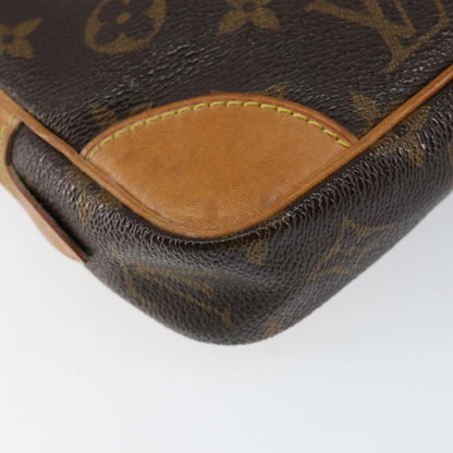 Louis Vuitton Marly Dragonne Clutch Monogram Canvas, BROWN, CANVAS, Clutche & pouche