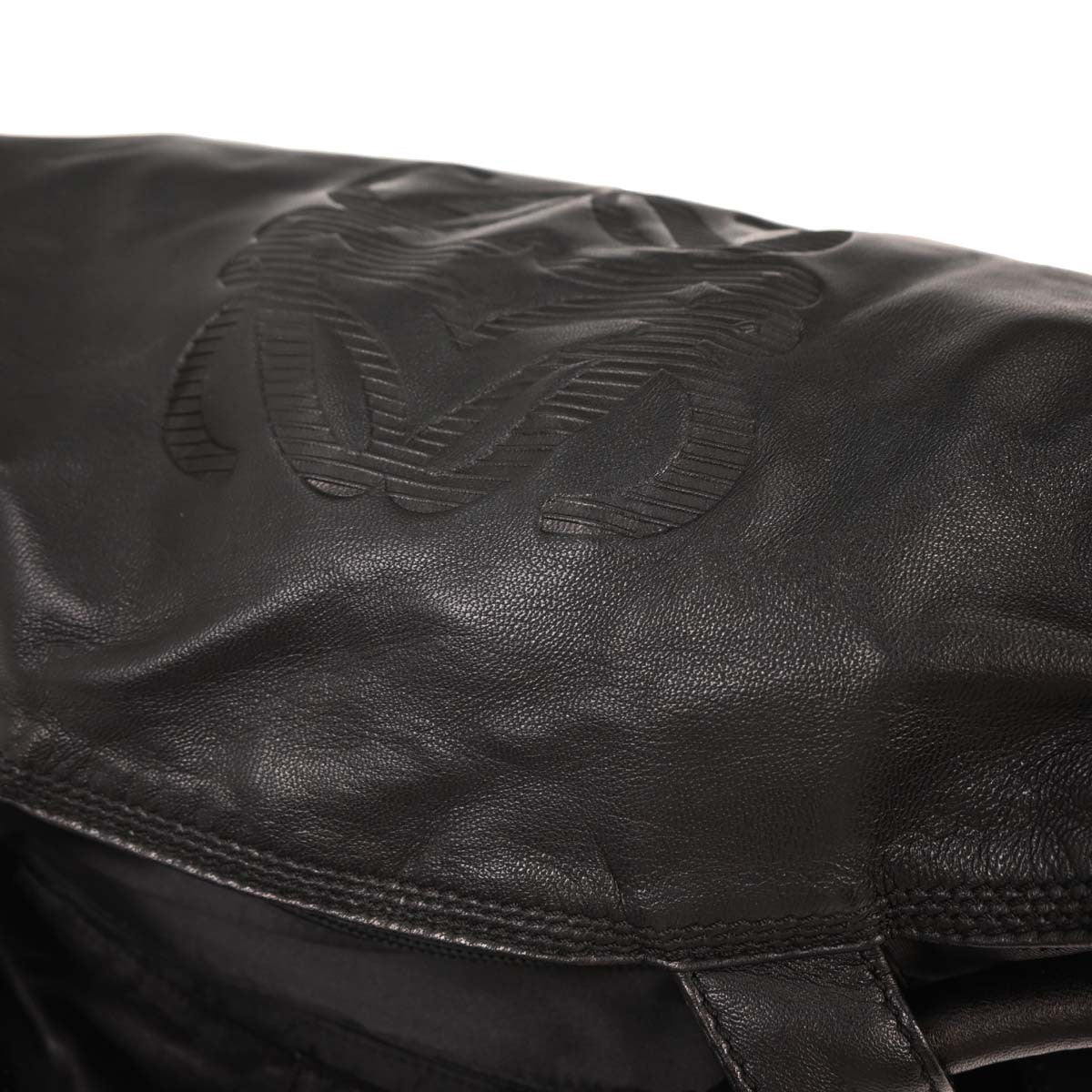 Loewe Anagram Logo Nappa Aire Hand Bag Leather, BLACK, LEATHER, Handbag