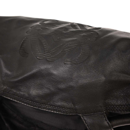 Loewe Anagram Logo Nappa Aire Hand Bag Leather, BLACK, LEATHER, Handbag