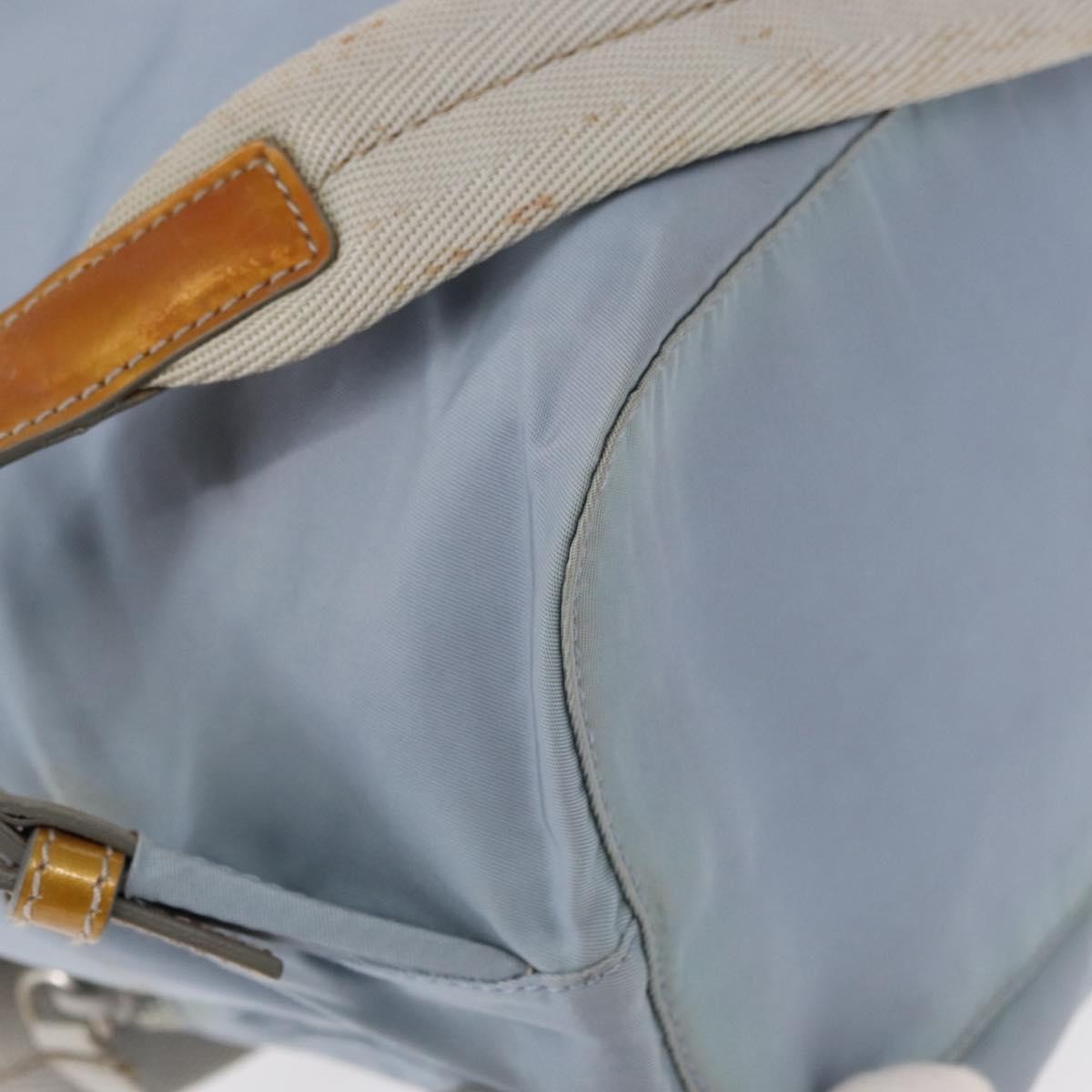 Prada Double Front Pocket Backpack Tessuto, BLUE, NYLON, Backpack