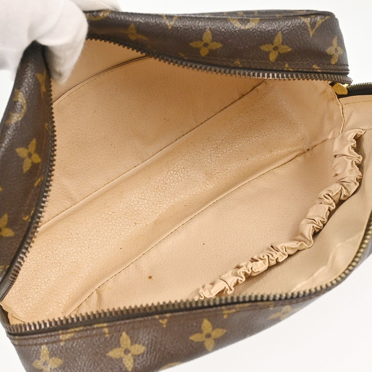 Louis Vuitton Trousse Toilette Monogram Canvas, Brown, Canvas, Clutch