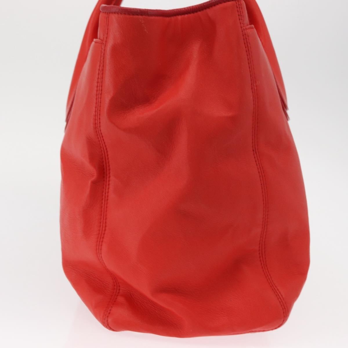 Chanel Cerf Executive Tote Leather, RED, LEATHER, Tote bag