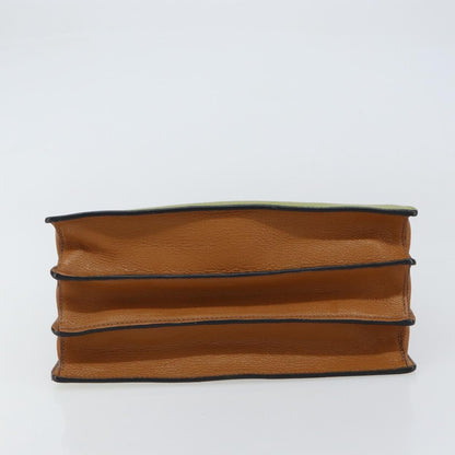 Miu Miu Madras Convertible Compartment Tote Leather, GREEN, LEATHER, Handbag