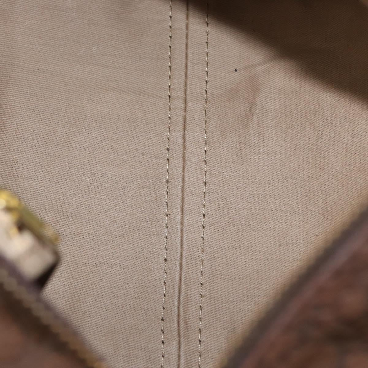 Christian Dior Vintage Trotter Boston Bag Canvas, BROWN, CANVAS, Travel bag