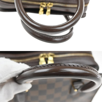 Louis Vuitton Triana Bag Damier, Brown, Canvas, Handbag