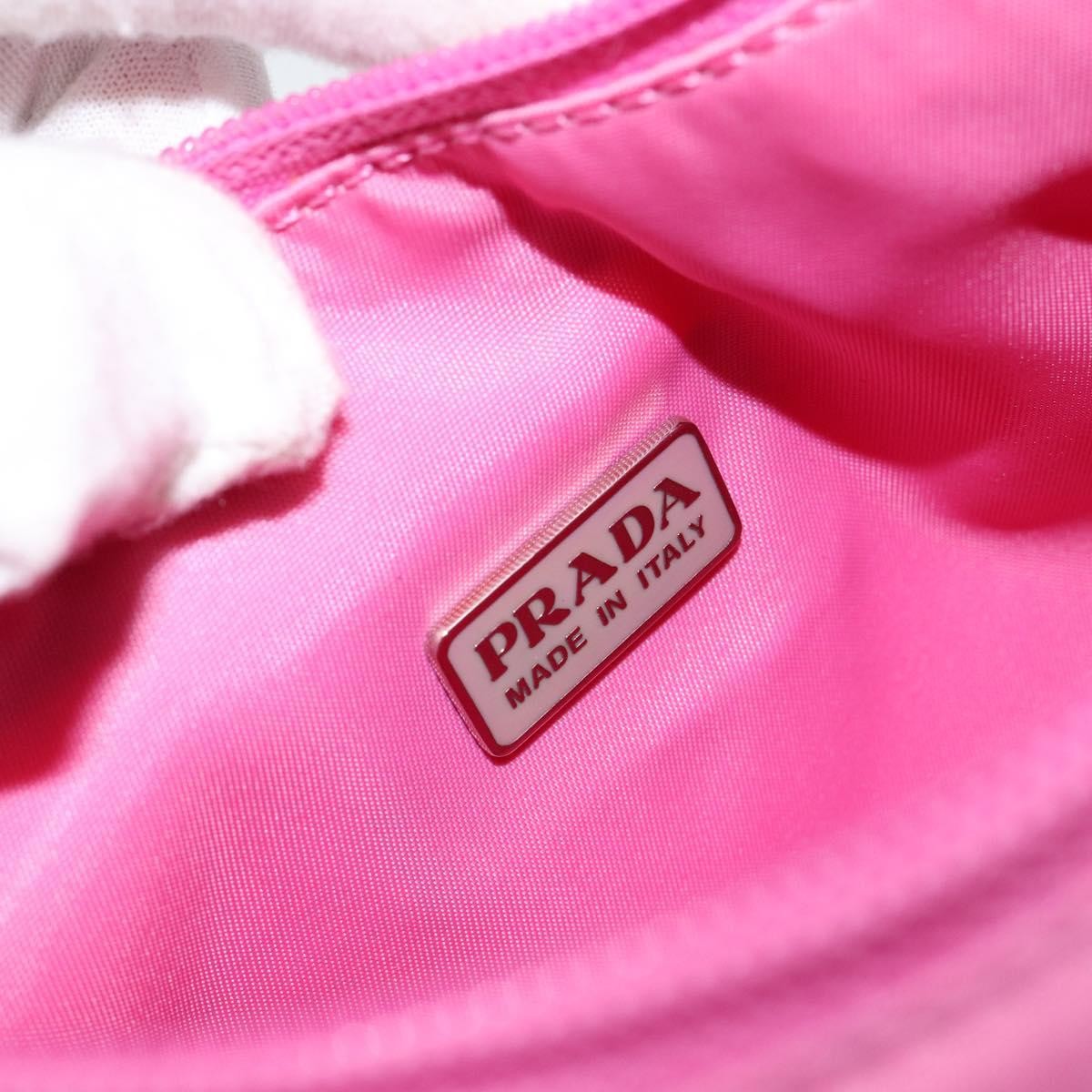 Prada Hobo Tessuto, PINK, NYLON, Handbag