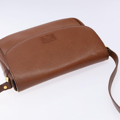 Burberry Flap Shoulder Bag Leather, BROWN, LEATHER, Shoulder bag