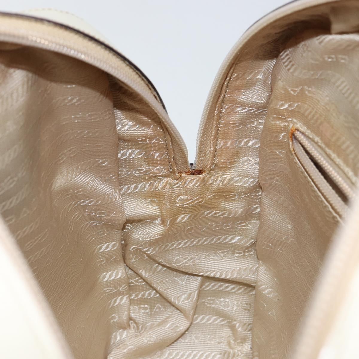 Prada Re-edition 1995 handbag Patent leather, BEIGE, PATENT_LEATHER, Handbag