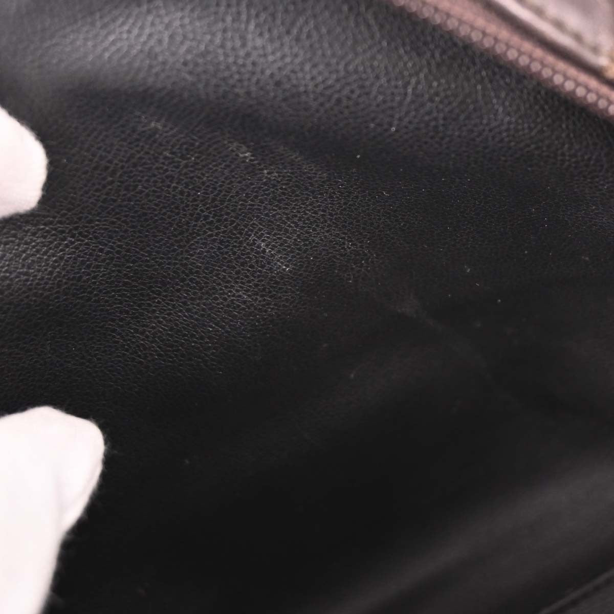 Christian Dior Vintage Handbag Leather, BROWN, LEATHER, Handbag