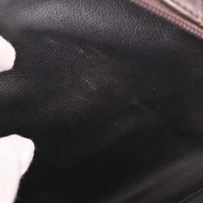 Christian Dior Vintage Handbag Leather, BROWN, LEATHER, Handbag