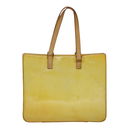 Louis Vuitton Columbus Handbag Monogram Vernis, YELLOW, PATENT_LEATHER, Handbag