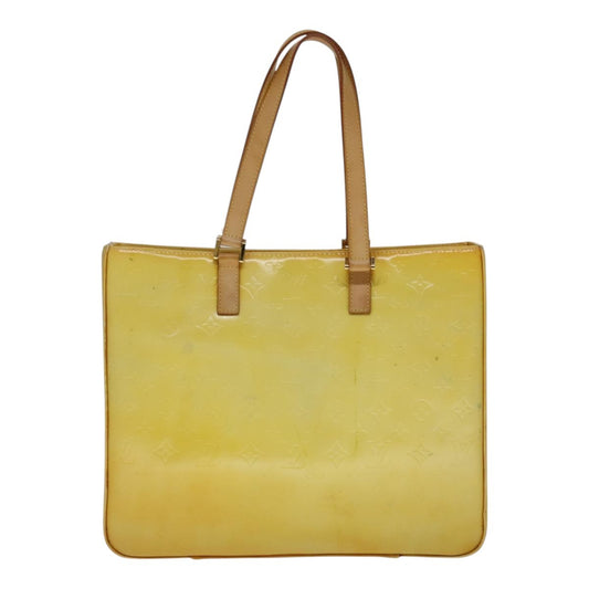 Louis Vuitton Columbus Handbag Monogram Vernis, YELLOW, PATENT_LEATHER, Handbag