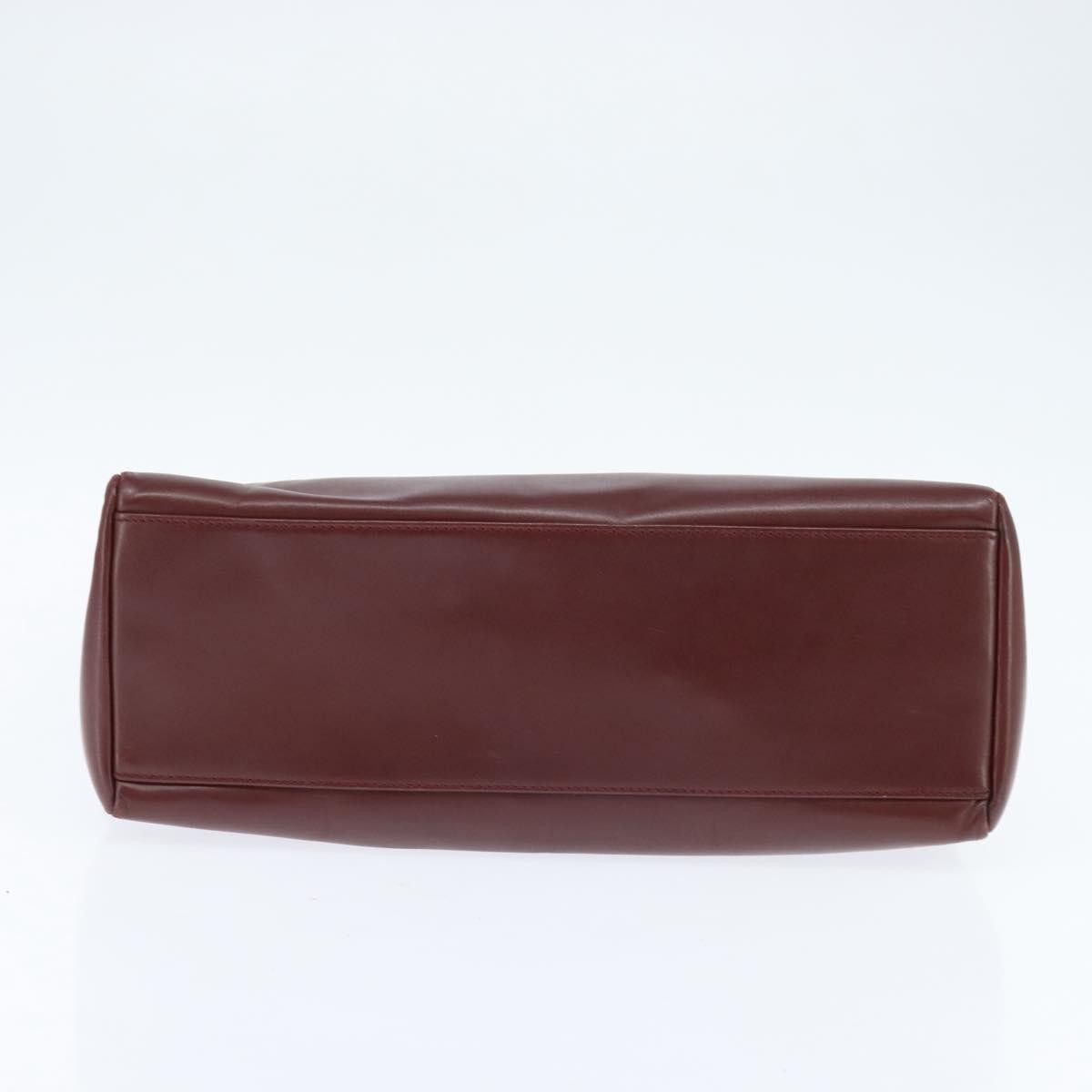 cartier Must de Cartier Shoulder Bag Leather, BURGUNDY, LEATHER, Shoulder bag