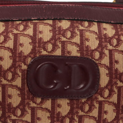 Christian Dior Vintage Trotter Handbag Canvas, RED, CANVAS, Handbag