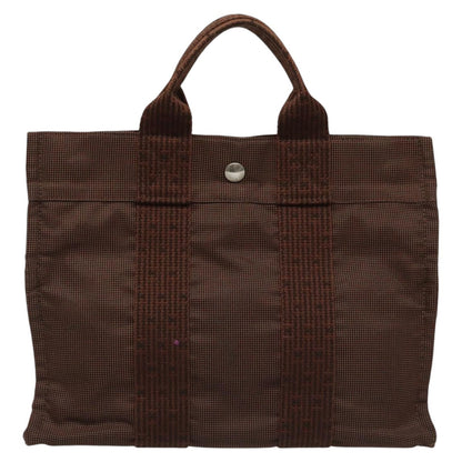 Hermes Fourre-tout Herline Fourre-tout Herline, BROWN, CANVAS, Tote bag