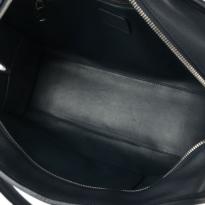 Loewe Amazona NM Bag Leather, NAVY, LEATHER, Handbag