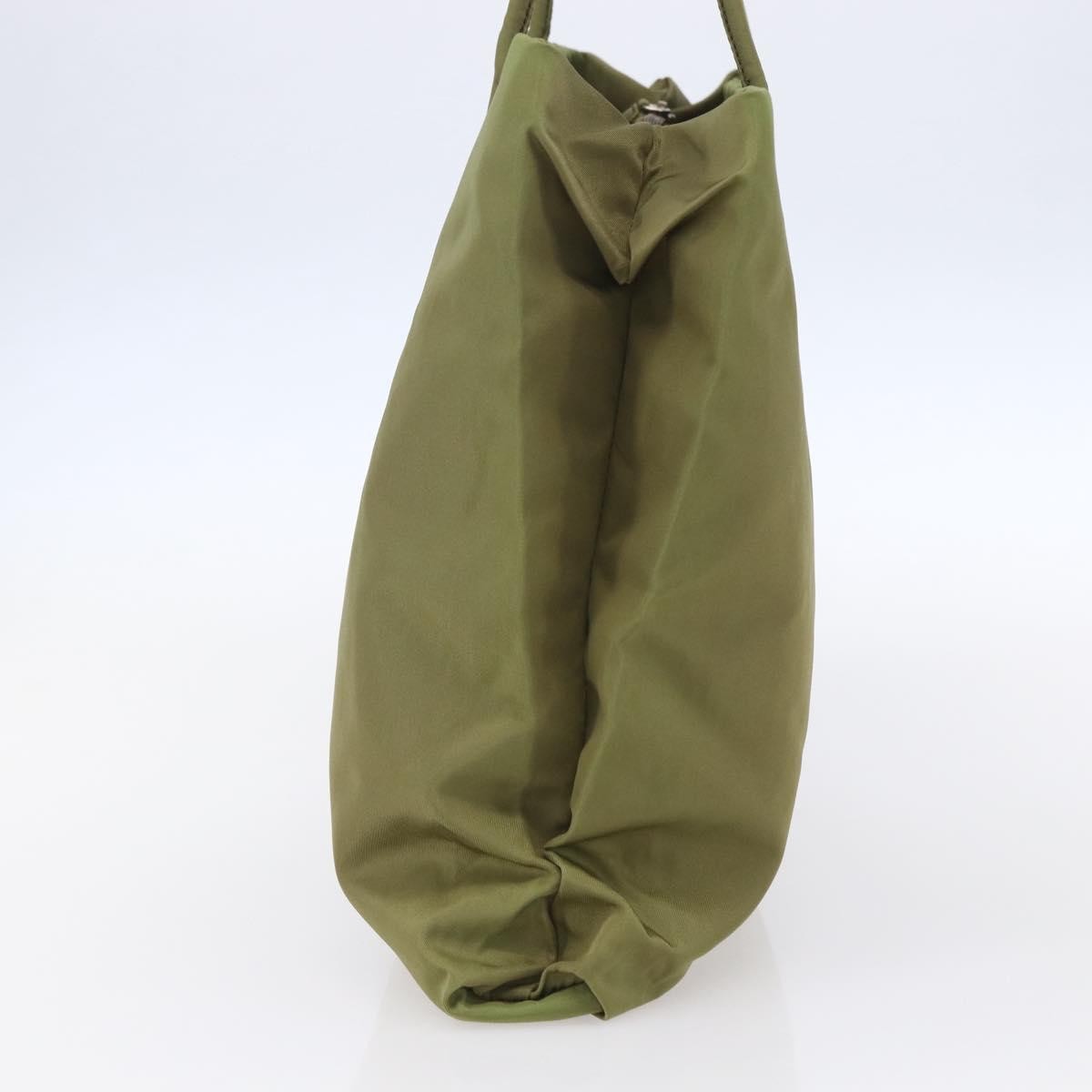 Prada Vintage Tote Tessuto, GREEN, NYLON, Tote bag