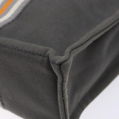 Hermes Fourre Tout Tote Canvas, GRAY, CANVAS, Tote bag