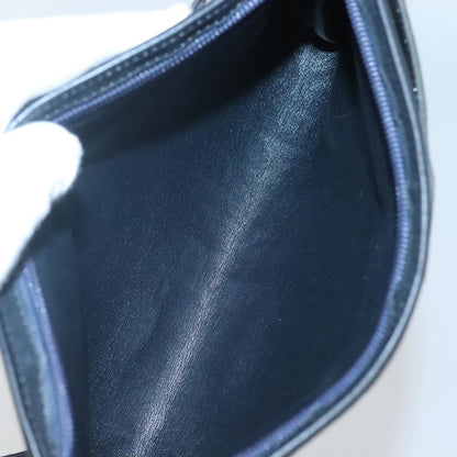 Christian Dior Vintage Trotter Shoulder Bag Canvas, NAVY, CANVAS, Shoulder bag