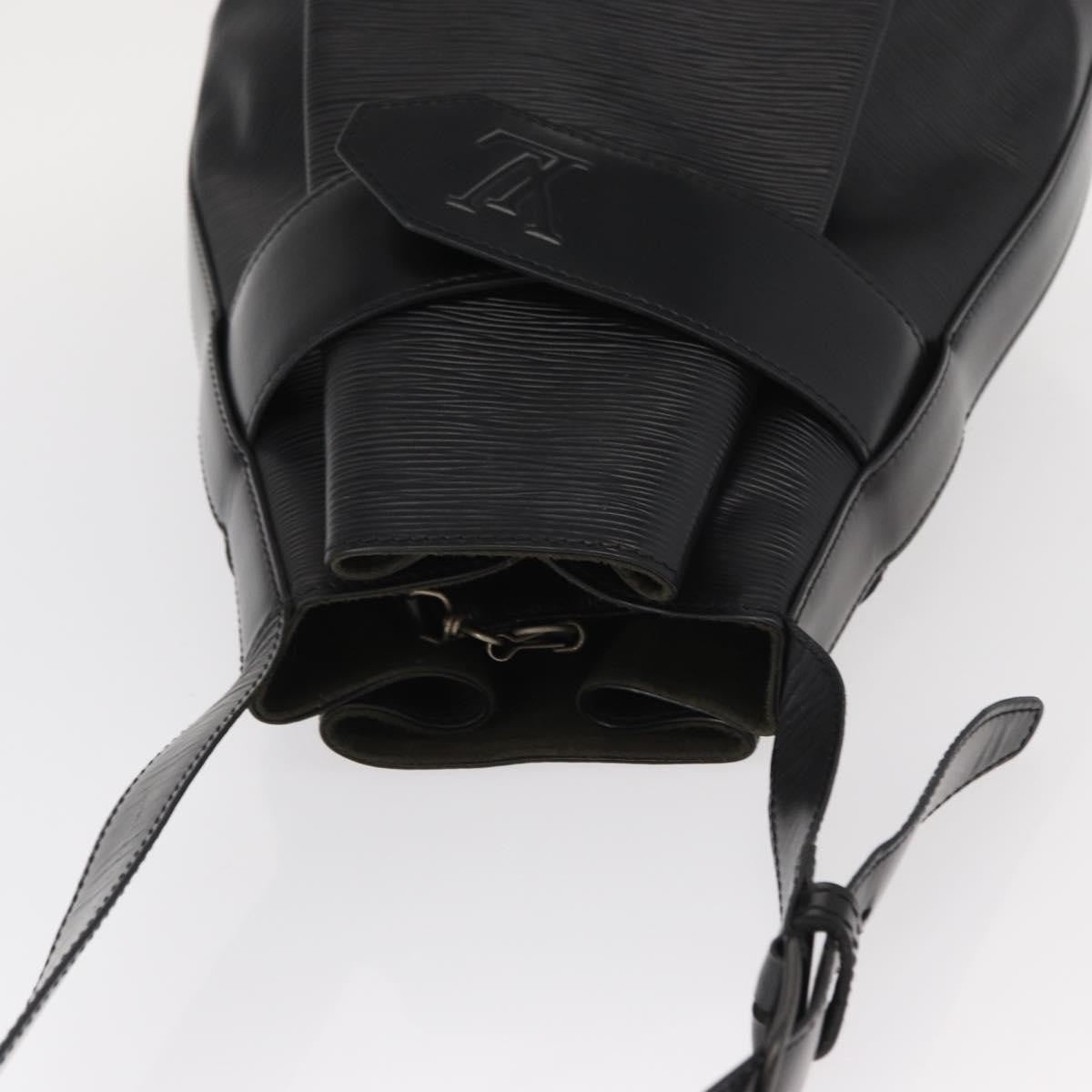 Louis Vuitton Vintage Sac d'Epaule Handbag Epi Leather, BLACK, LEATHER, Shoulder bag