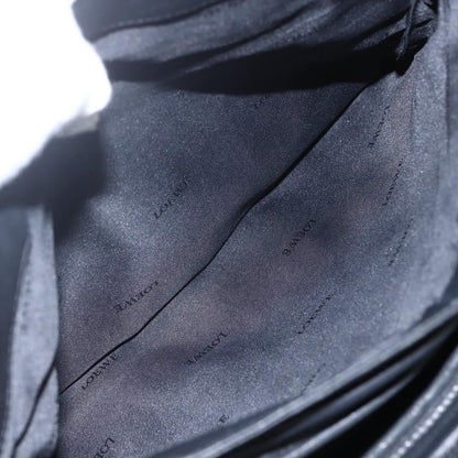 Loewe Vintage Anagram Tote Leather, BLACK, LEATHER, Tote bag