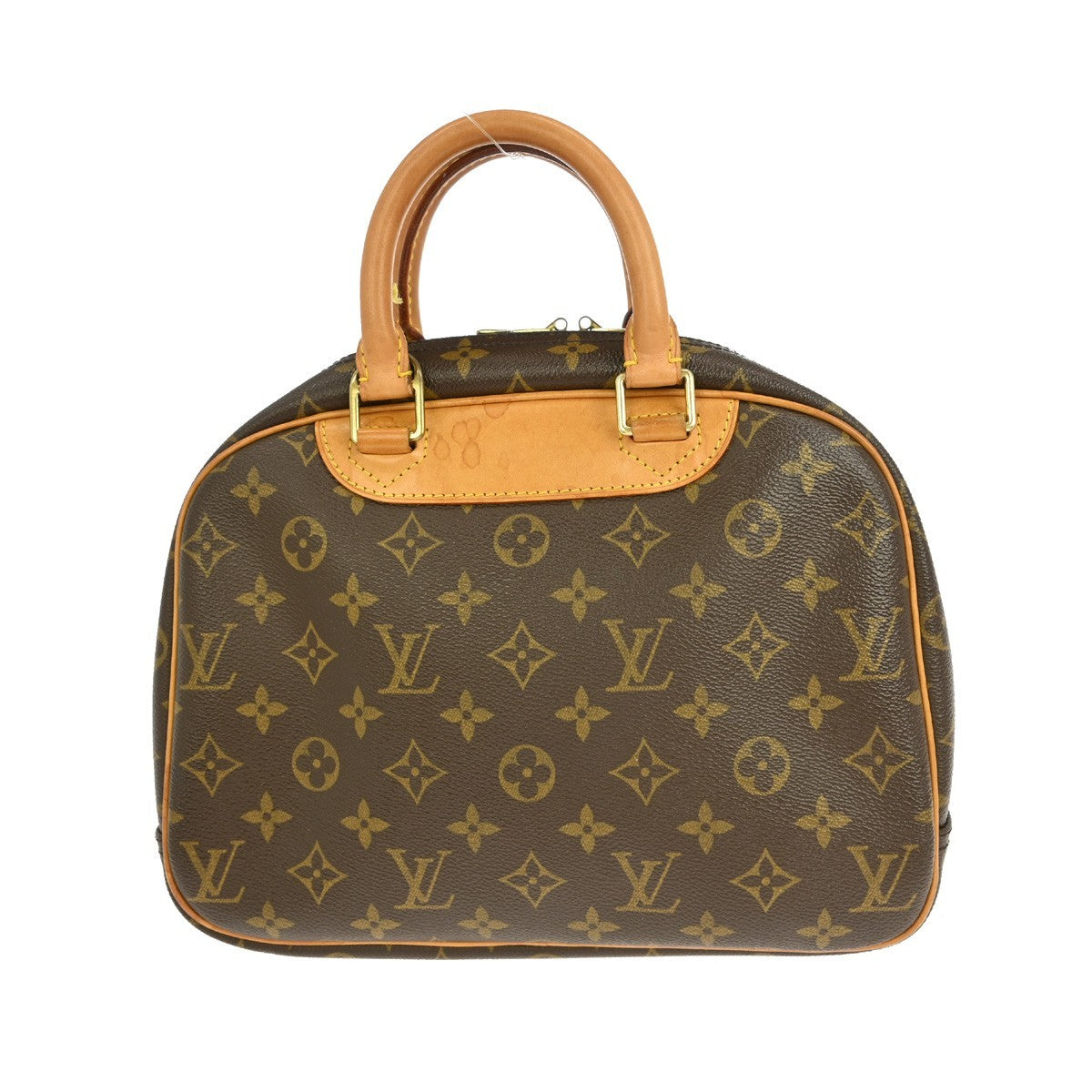 Louis Vuitton Trouville Handbag Monogram Canvas, BROWN, CANVAS, Handbag