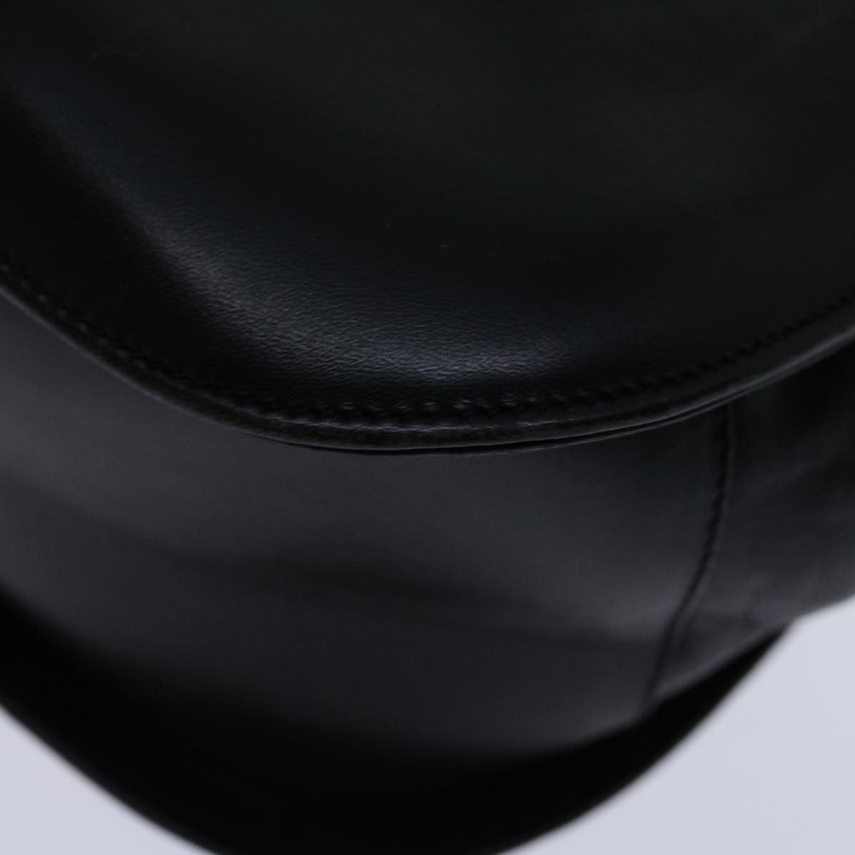 Salvatore Ferragamo Gancini handbag Leather, BLACK, LEATHER, Handbag