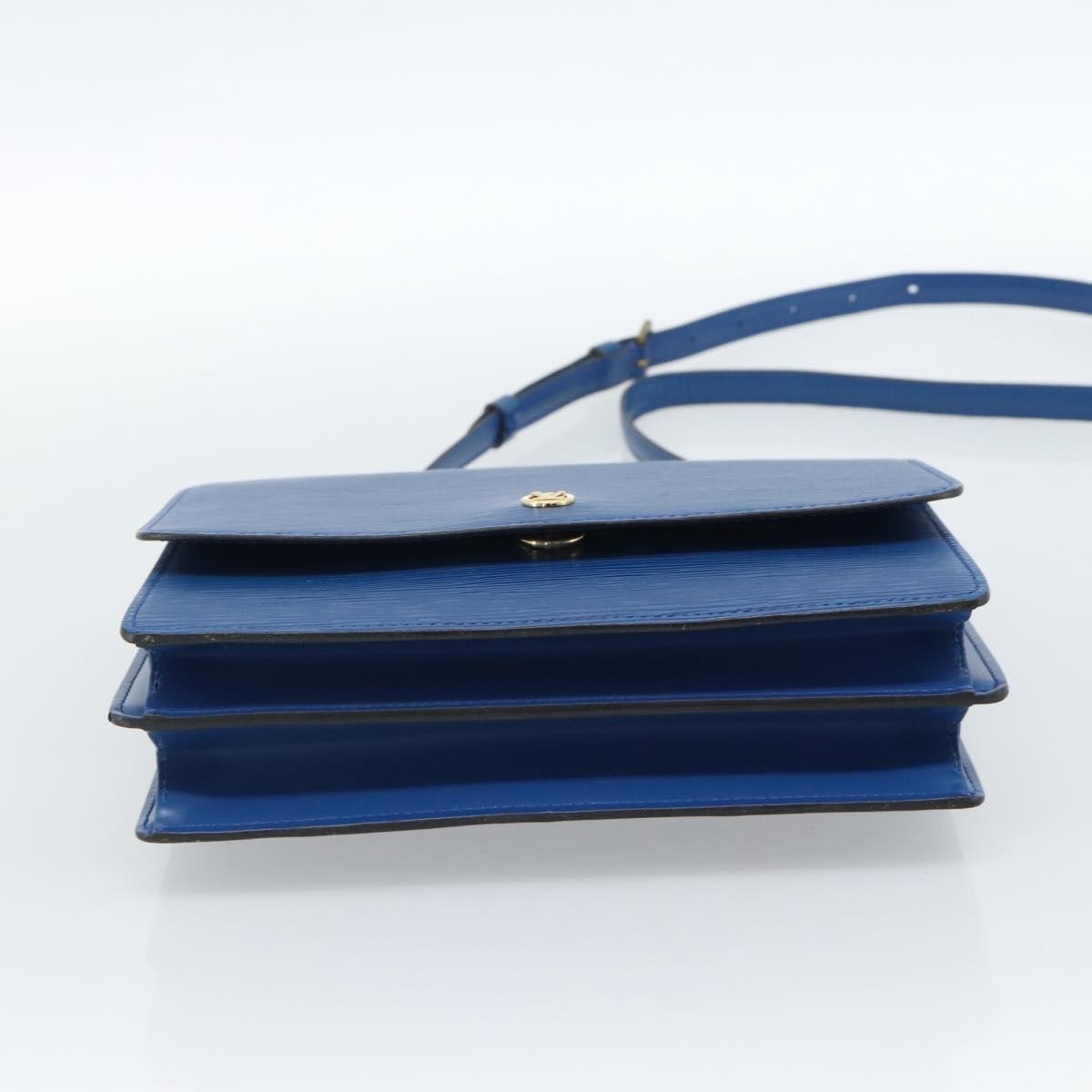 Louis Vuitton Grenelle Shoulder Bag Epi Leather, Blue, Leather, Shoulder Bag