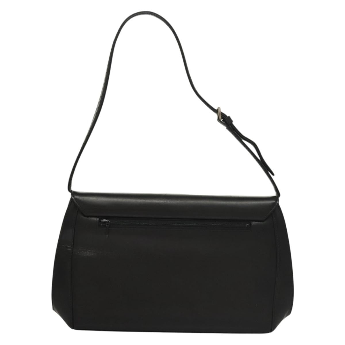 Valentino Garavani Flap Shoulder Bag Leather, BLACK, LEATHER, Shoulder bag