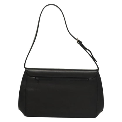 Valentino Garavani Flap Shoulder Bag Leather, BLACK, LEATHER, Shoulder bag
