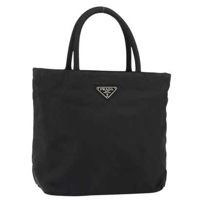 Prada Vintage Zip Tote Tessuto, BLACK, NYLON, Tote bag