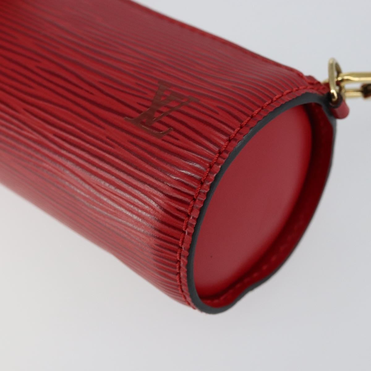 Louis Vuitton Soufflot Pochette Epi Leather, RED, LEATHER, Clutche & pouche