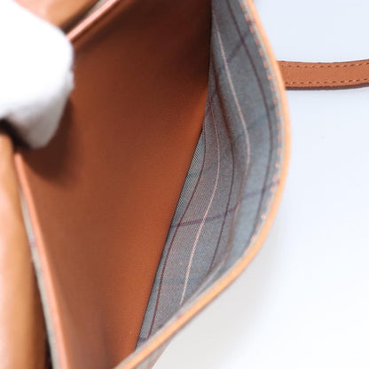 Burberry Vintage Shoulder Bag Leather, BROWN, LEATHER, Shoulder bag