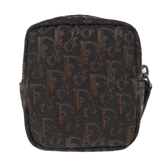Christian Dior Vintage Trotter Pouch Canvas, BROWN, CANVAS, Clutche & pouche