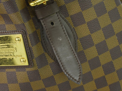 Louis Vuitton Hampstead Handbag Damier, Brown, Canvas, Shoulder Bag