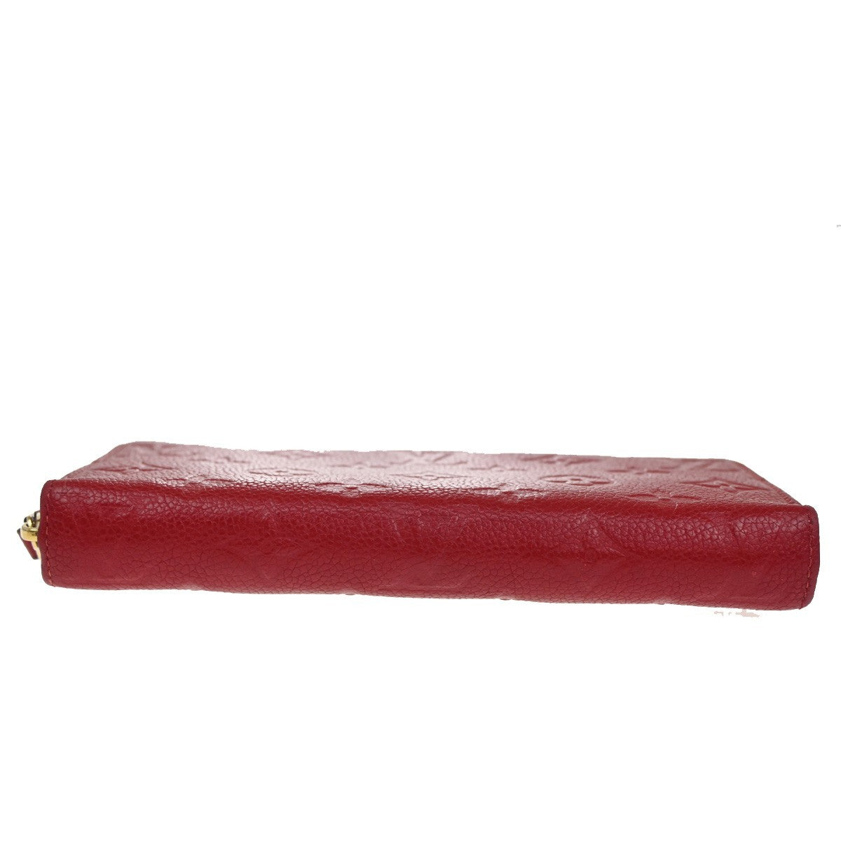 Louis Vuitton Zippy Wallet NM Leather Empreinte, RED, LEATHER, Wallets