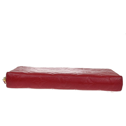 Louis Vuitton Zippy Wallet NM Leather Empreinte, RED, LEATHER, Wallets