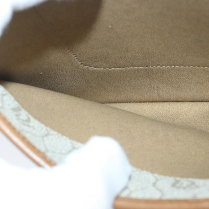 Christian Dior Vintage Honeycomb chain Canvas, BEIGE, CANVAS, Handbag