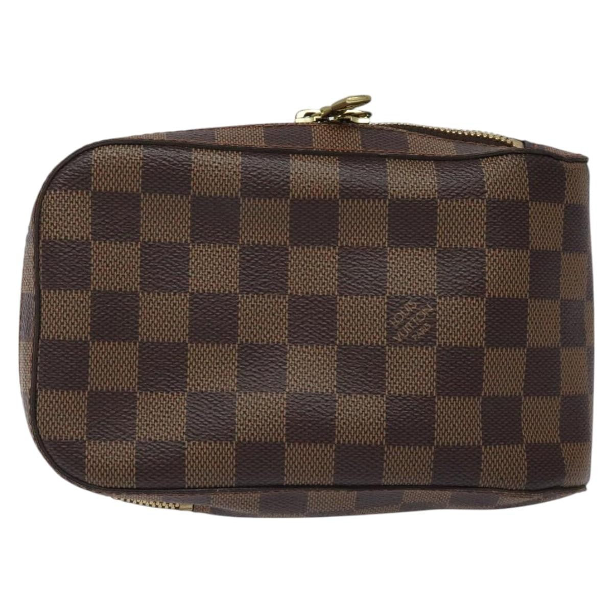 Louis Vuitton Geronimos Waist Bag Damier, BROWN, CANVAS, Clutche & pouche