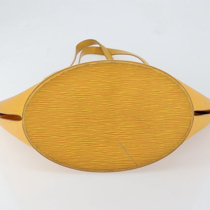 Louis Vuitton Saint Jacques Handbag Epi Leather, YELLOW, LEATHER, Shoulder bag