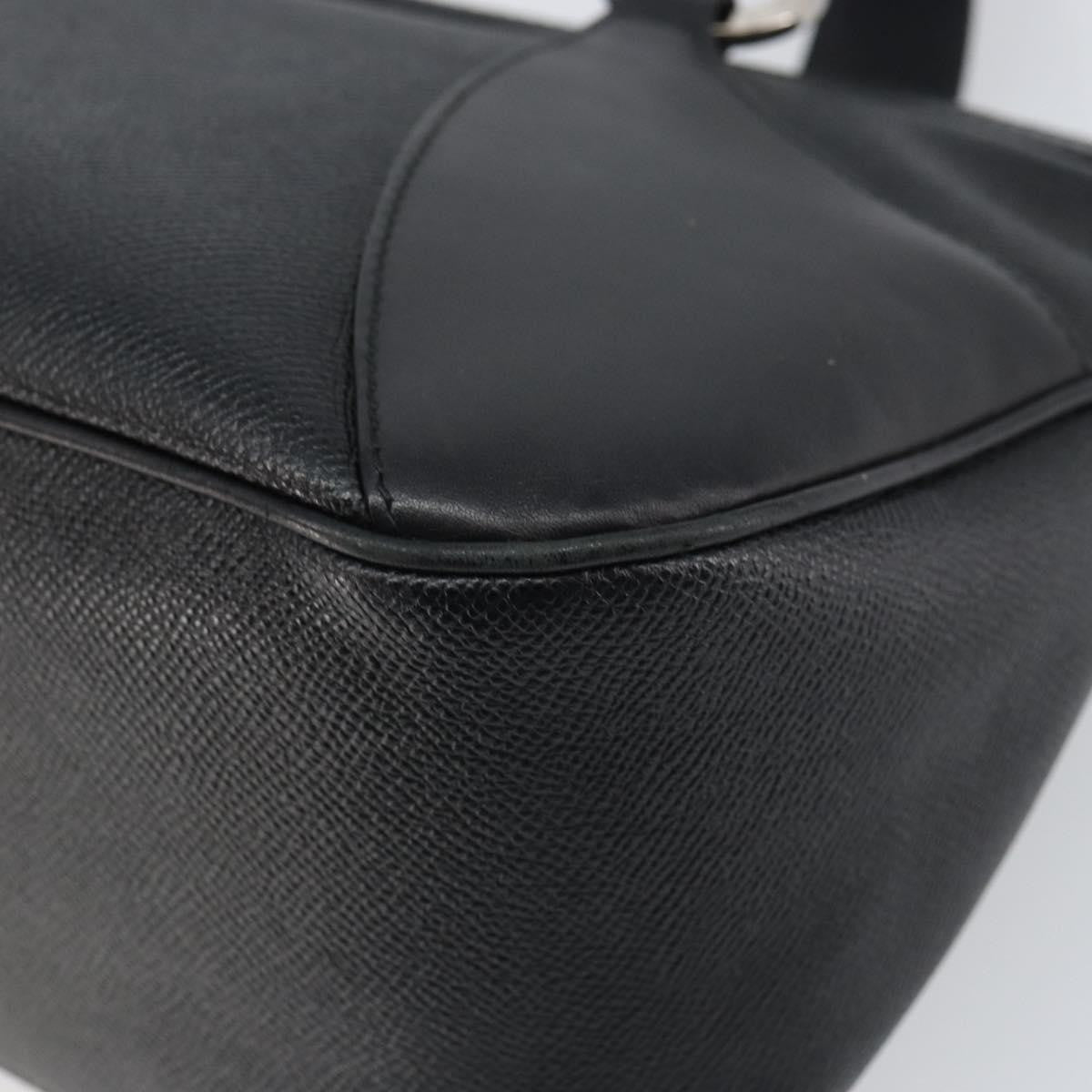 Bvlgari Handbag Leather, BLACK, LEATHER, Handbag