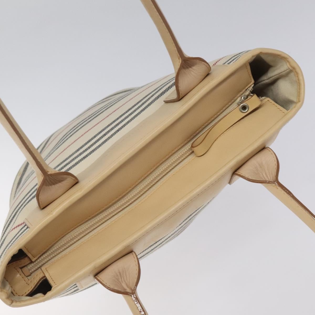 Burberry Nova Check Tote Canvas and Leather, BEIGE, CANVAS, Tote bag