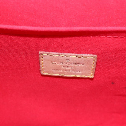 Louis Vuitton Biscayne Bay Handbag Monogram Vernis, RED, PATENT_LEATHER, Handbag