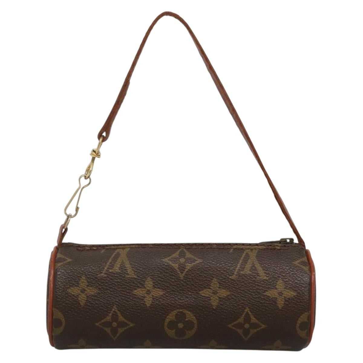 Louis Vuitton Papillon Pochette Monogram Canvas, BROWN, CANVAS, Handbag